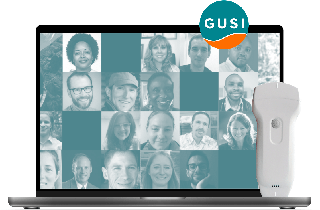 A screenshot of GUSI's website showcasing its modern design and user-friendly interface with the team.